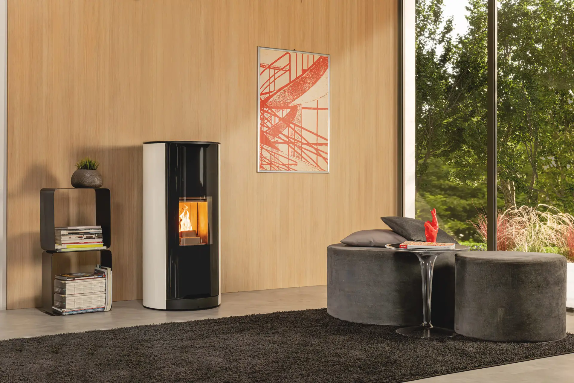 Stufa a pellet Piazzetta P921 T FG